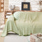 Faux Linen Scratch-Resistant Furniture Protector Sofa Blanket Couch Cover