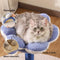 Flower Multi-Level Sisal Scratching Post Cat Tree
