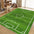 Football Field Pattern Scratch-Resistant Non-Slip Carpet