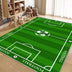 Football Field Pattern Scratch-Resistant Non-Slip Carpet