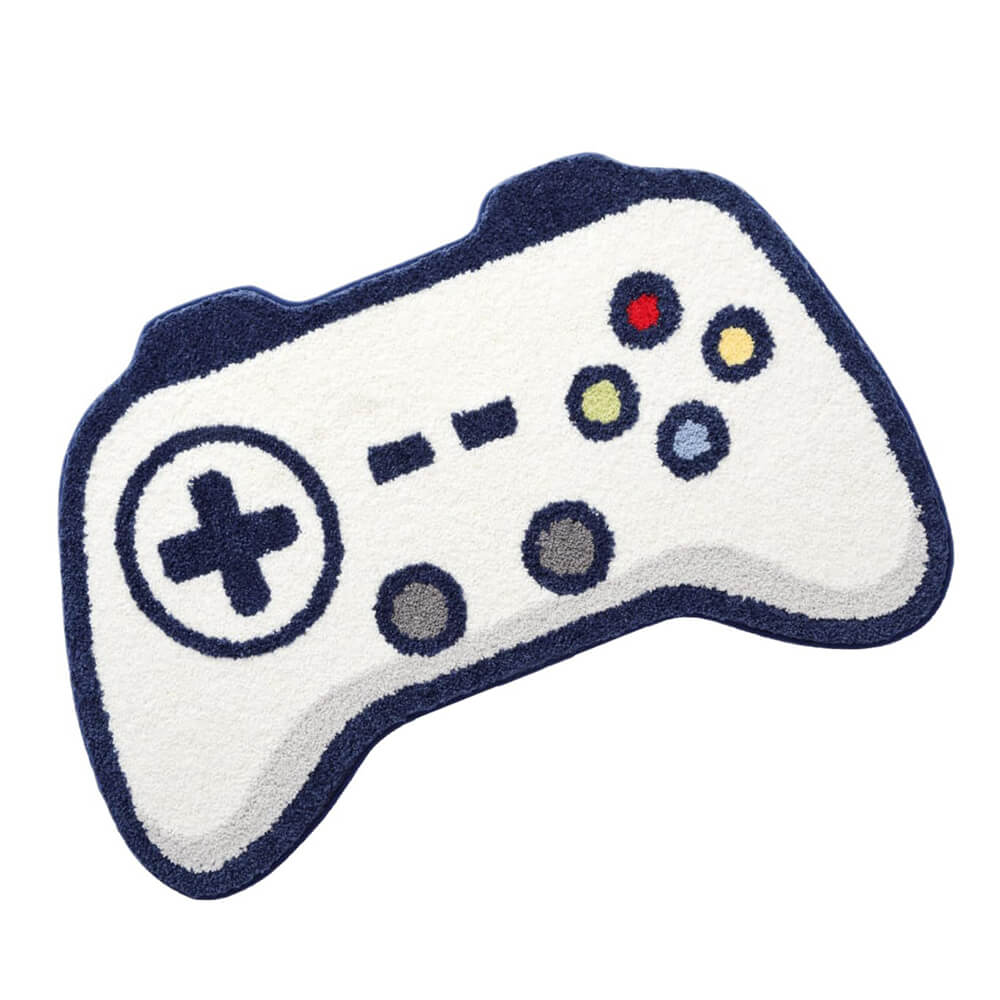 Game Controller Shaped Faux Cashmere Printed Rug