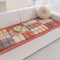 Handmade Vintage Floral Soft Stuffed Pet Mat Non-Slip Couch Cover