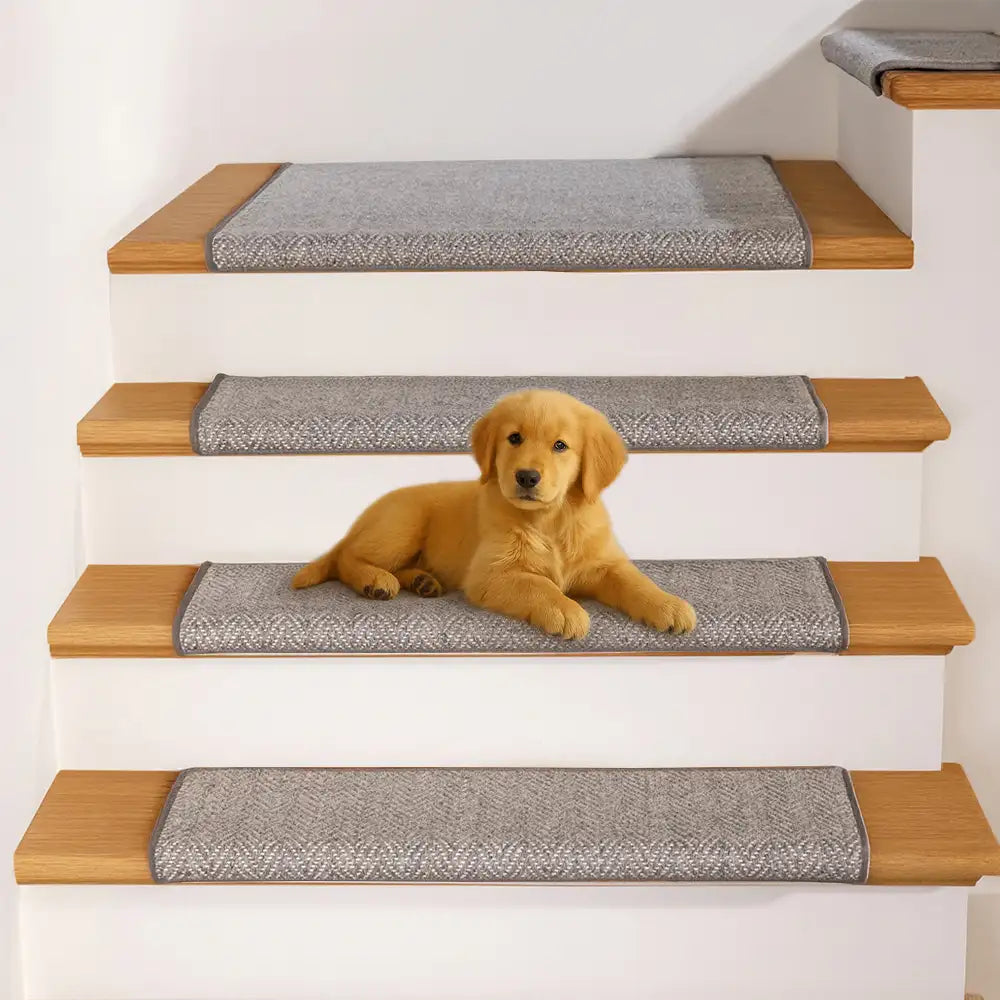 Herringbone Wear-Resistant Stair Protection Tape Free Carpet Stair Treads