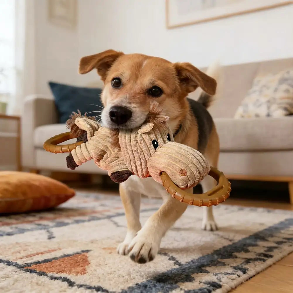 Interactive Dog Chew Toy - Horse