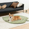 Leaf Shaped Cooling Fabric Heat-Absorbing Comfortable Non-Slip Dog Mat