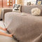 Linework Pattern Chenille Comfortable Scratch-Resistant Sofa Protection Couch Cover