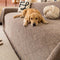 Linework Pattern Chenille Comfortable Scratch-Resistant Sofa Protection Couch Cover