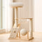 Modern Wooden Multi-Functional Play And Scratching Cat Tree with Space Capsule