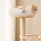 Modern Wooden Multi-Functional Play And Scratching Cat Tree with Space Capsule