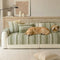 Natural Stripe Chenille Thickend Sofa Protection Washable Non-Slip Couch Cover