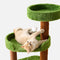 Playful Multi-Level Plush Activity Center  Cat Tree with Space Capsule
