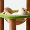 Playful Multi-Level Plush Activity Center  Cat Tree with Space Capsule