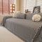 Puzzle Textured Chenille Scratch-Resistant Sofa Large Blanket Couch Cover