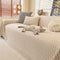 Puzzle Textured Chenille Scratch-Resistant Sofa Large Blanket Couch Cover