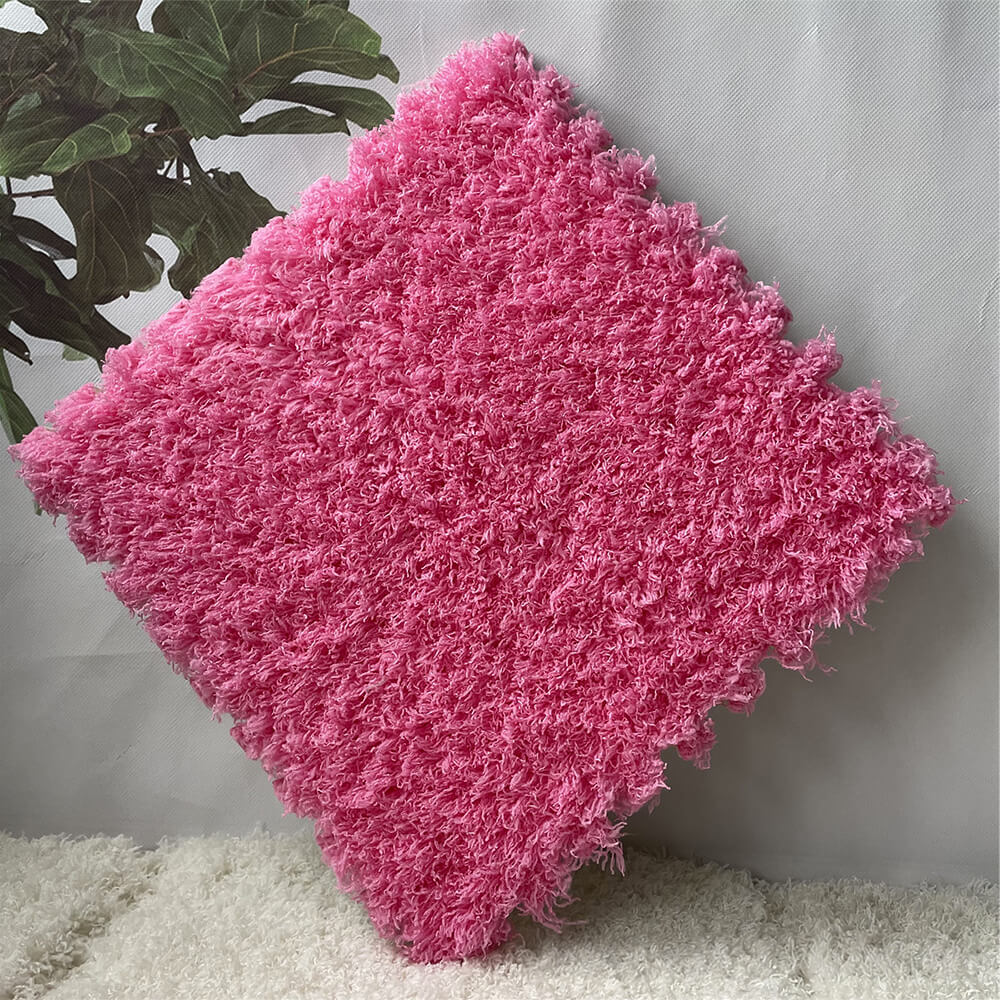 Bedroom Fluffy Washable Interlocking Kids Play Area Rug