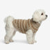 Soft Faux Wool Knitted Striped Dog Sweater for Small Dogs