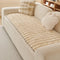 Solid-Color Fluffy Sofa Decor Thickened Couch Cover