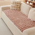 Solid-Color Fluffy Sofa Decor Thickened Couch Cover