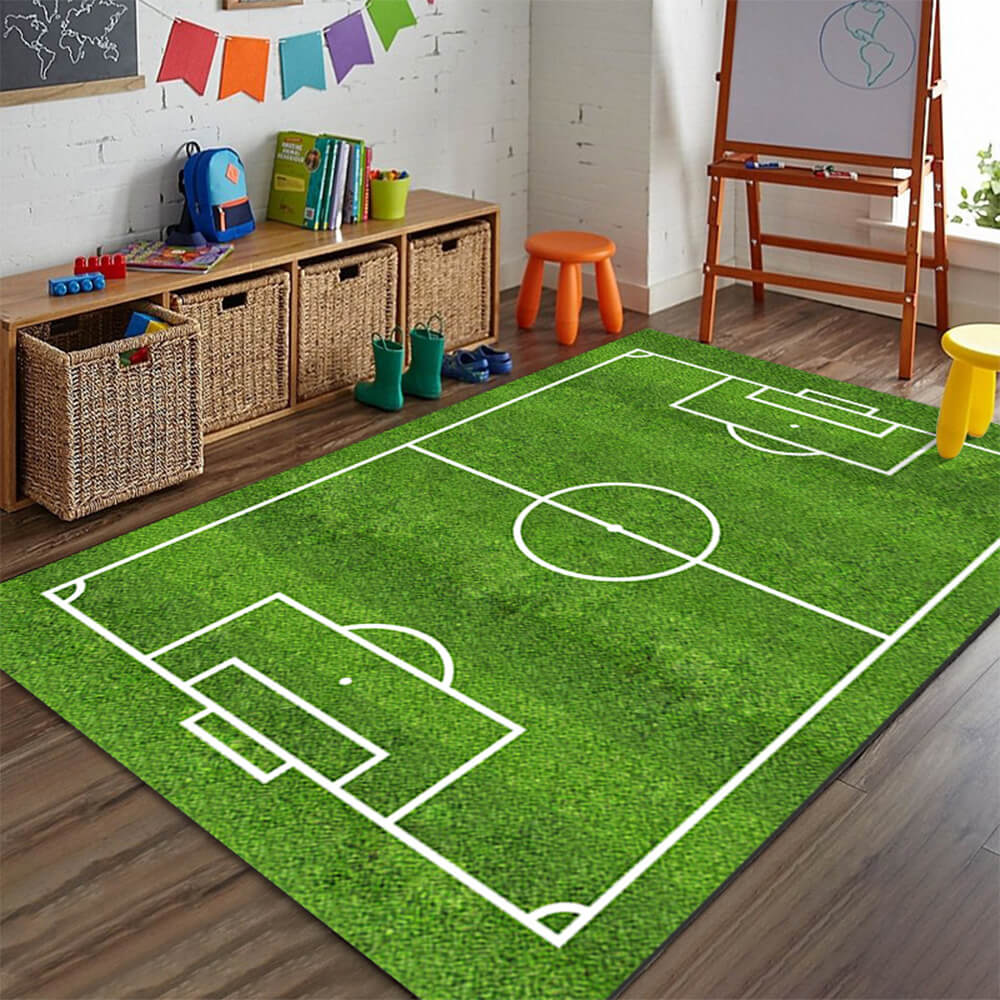 Sports Series Anti-Slip Scratch-Resistant Home Decor Carpet