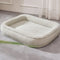 Square Water-Resistant Anti-Scratch Short Plush Dog Bed