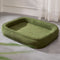 Square Water-Resistant Anti-Scratch Short Plush Dog Bed