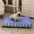 Striped Square Waterproof Cooling Dog Bed