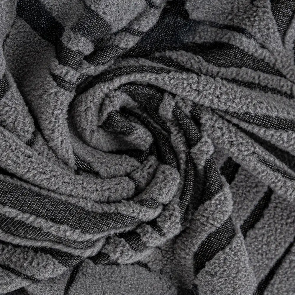 Thick Polar Fleece Jacquard Anti-Scratch Stretch Couch Cover