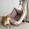 Travel Safety Semi-Enclosed Water-Repellent Dog Car Seat Bed