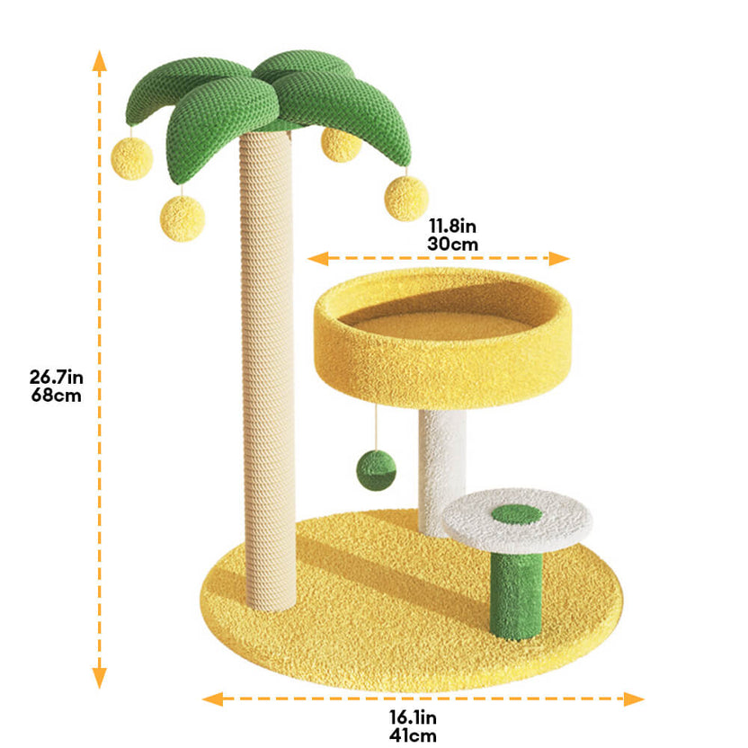 Compact & Stylish Small Cat Trees for Small Spaces | FunnyFuzzy