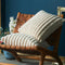 Velvet Striped Soft Decorative Sofa Pillow Cushion