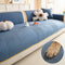 Washed Cotton Skin-Friendly Breathable Sofa Protector Non-slip Couch Cover