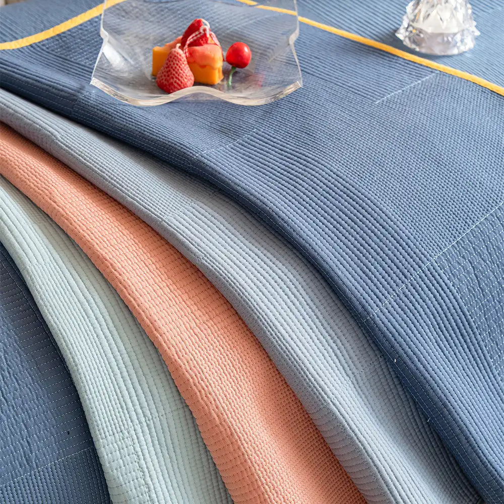 Washed Cotton Skin-Friendly Breathable Sofa Protector Non-slip Couch Cover