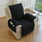 Water-Repellent Solid Color Recliner Chair Cover with Elastic Straps