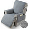 Water-Repellent Solid Color Recliner Chair Cover with Elastic Straps