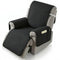 Water-Repellent Solid Color Recliner Chair Cover with Elastic Straps