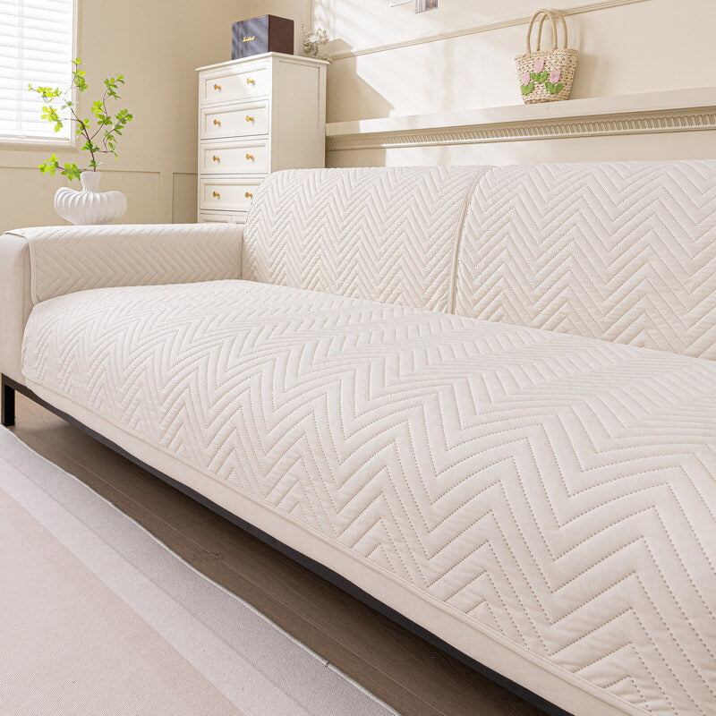 Sofá con protector duradero resistente al agua