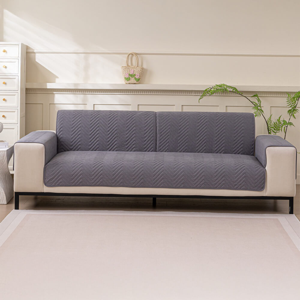 Sofá con protector duradero resistente al agua