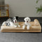 Waterproof Egg Foam Orthopedic Bed with L Bolster Sides Large Dog Bed