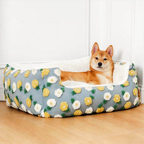 Ultra Cozy Handmade Woolen Tufting Dog & Cat Bed