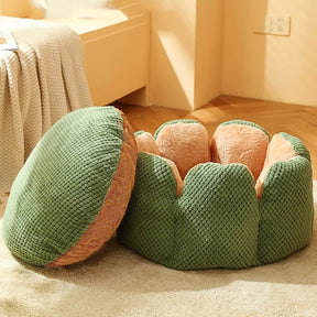 Lit confortable pour animaux de compagnie en forme de cactus