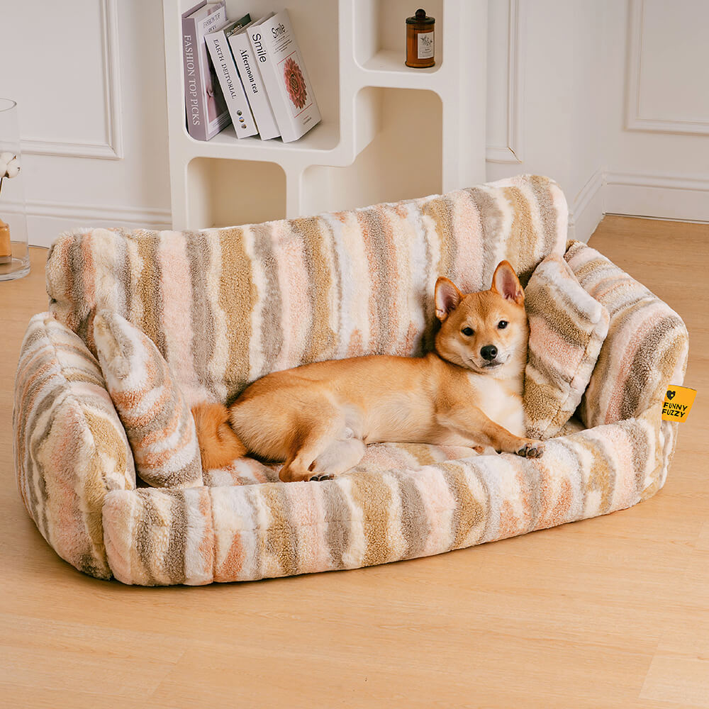 Nordic Fluffy Extra Large Canapé-lit confortable pour chien et chat