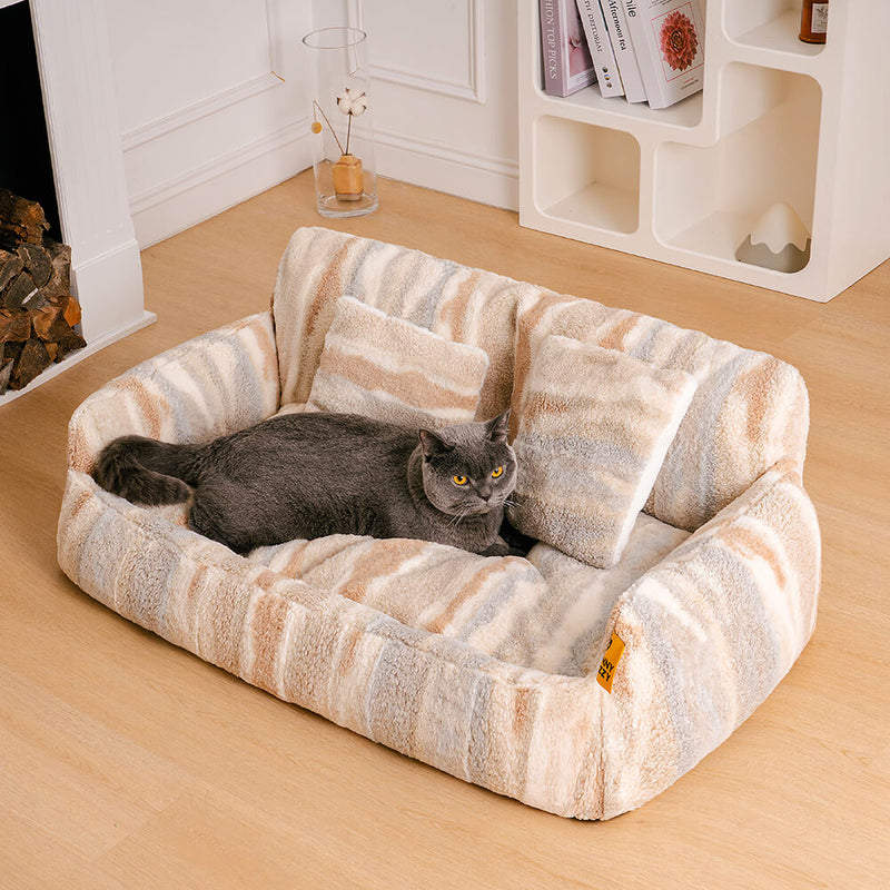 Nordic Fluffy Extra Large Dog & Cat Sofa Bed UltraSoft & Spacious