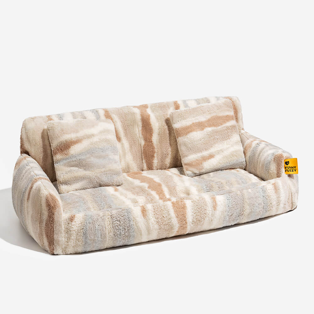 Canapé-lit douillet extra large pour chien et chat Nordic Fluffy