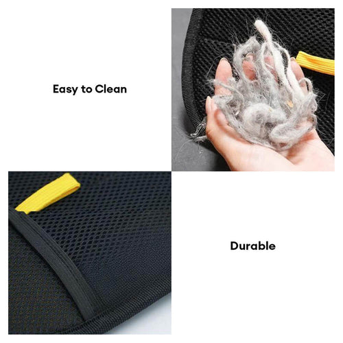 Pet Hair Removal Glove with Dual-Sided Electrostatic Bristles - FUNNYFUZZY