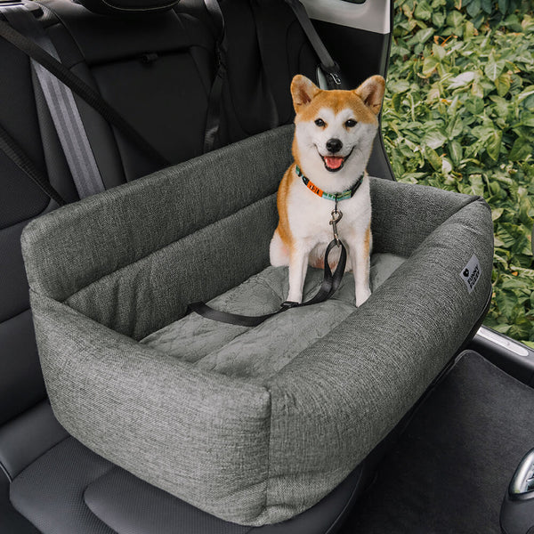 Travel Bolster Full Durable Washable Dog Car Back Seat Bed-FunnyFuzzy