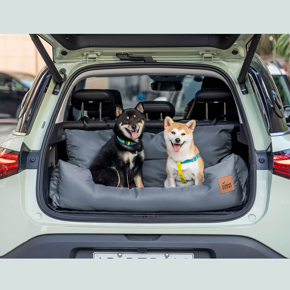Cama de assento traseiro de carro para cães médios e grandes de segurança para viagem