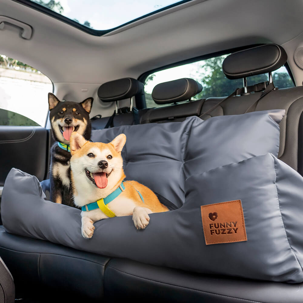 Dog Bed Car Seat - FunnyFuzzy