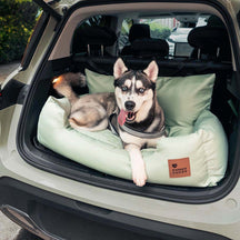 Travel Bolster Safety Medium Large Dog Car Back Seat Bed
