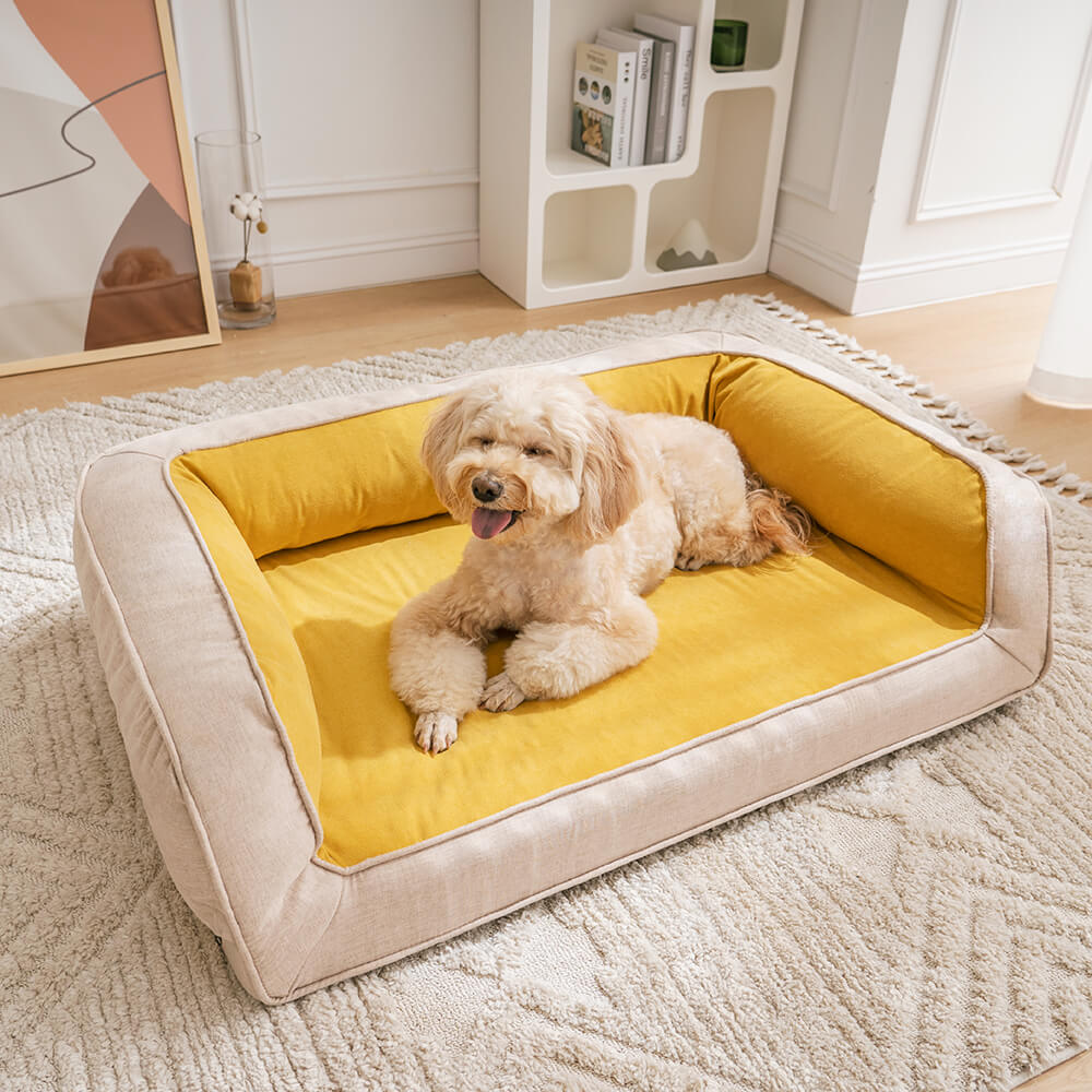 Sofá-cama ortopédico confortável para cães com suporte total Ultimate Lounger