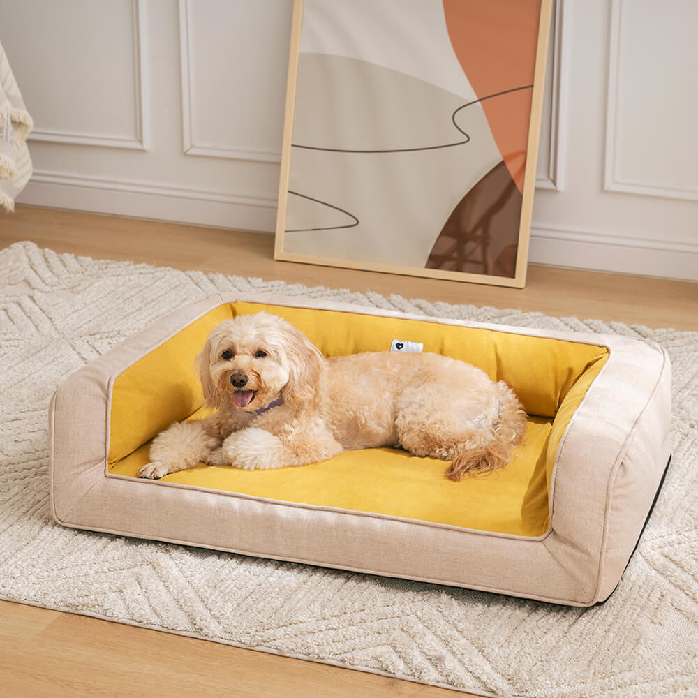 Sofá-cama ortopédico confortável para cães com suporte total Ultimate Lounger